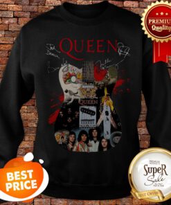 Nice Queen Freddie Mercury Guitarist Signatures Sweatshirt