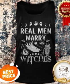 Nice Real Men Marry Witches Halloween Tank Top