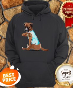 Nice Tattoos Boxer I Love Mom Hoodie