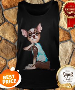Nice Tattoos Chihuahua I Love Mom Tank Top