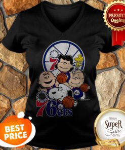Nice The Peanut Philadelphia 76ers V-neck