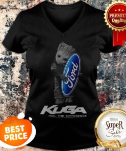Official Baby Groot Hug Ford Logo Kuga Feel The Difference V-neck