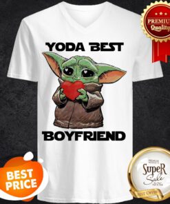Official Baby Yoda Best Boyfriend V-neck