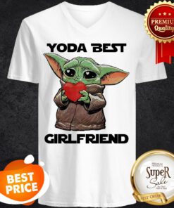 Official Baby Yoda Best Girlfriend V-neck