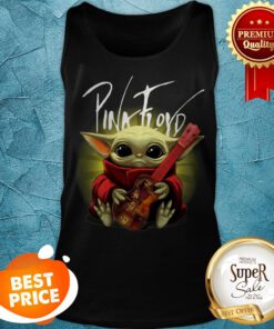 Official Baby Yoda Hug Pink Floyd Tank Top