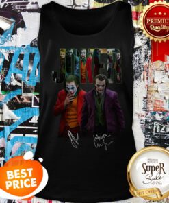 Official Joker All Movies Signatures Tank Top