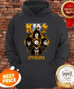 Official Kiss Mashup Pittsburgh Steelers Logo Hoodie