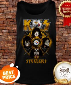 Official Kiss Mashup Pittsburgh Steelers Logo Tank Top