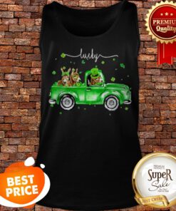 Official Patrick’s Day Donkey On Car Lucky Tank Top