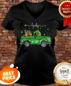 Official Patrick’s Day Donkey On Car Lucky V-neck