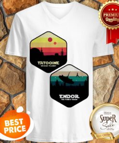 Official Tatooine Desert Planet Endor The Forest Moon V-neck