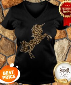 Official Unicorn Leopard V-neck