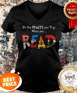 Oh The Places You’ll Go When You Read Dr. Seuss Grinch V-neck