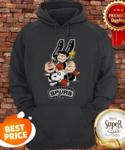 Peanut Characters Mashup San Antonio Spurs Hoodie