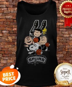 Peanut Characters Mashup San Antonio Spurs Tank Top