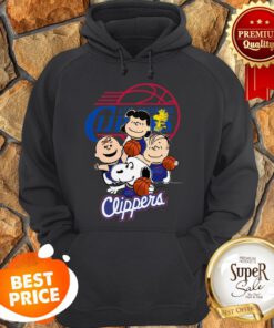 Peanuts Characters Mashup Los Angeles Clippers Hoodie