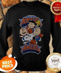 Peanuts Characters Mashup New York Knicks Sweatshirt