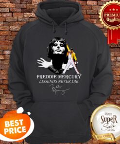 Queen Freddie Mercury Legends Never Die Signature Hoodie