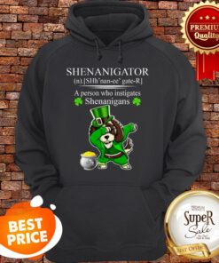 Shih Tzu Shenanigator A Person Who Instigates Shenanigans Hoodie