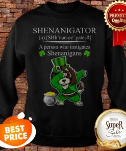 Shih Tzu Shenanigator A Person Who Instigates Shenanigans Sweatshirt
