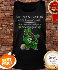 Shih Tzu Shenanigator A Person Who Instigates Shenanigans Tank Top