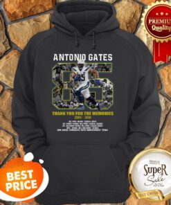 Thank You For The Memories 85 Antonio Gates 2003 2019 Hoodie