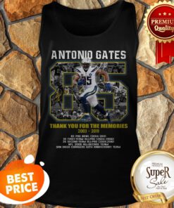 Thank You For The Memories 85 Antonio Gates 2003 2019 Tank Top