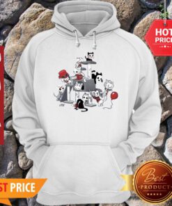 Official Horror Movie Killers Playing As Kitty Cats Hoodie
