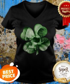 Official Skull Shamrock St. Patrick’s Day V-Neck
