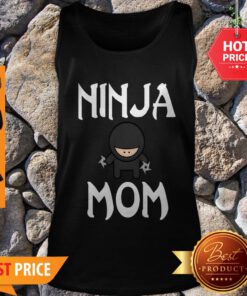 Nice Womens Ninja Mom Funny Shuriken Tee Mother #Ninjamom Tank Top
