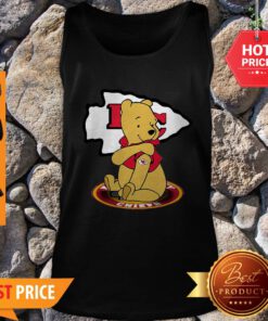 Official Pooh Tattoos Kansas City Chiefs Logo Tank Top