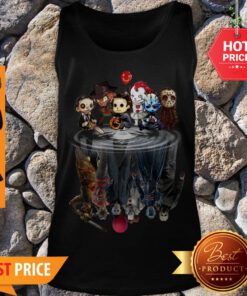 Official Horror Movies Killers Chibi Reflection Tank Top