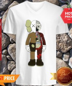 Official Human Anatomy Model KAWS V-Neck