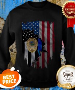 Official Police Fountain Co American Flag Sweatshirt