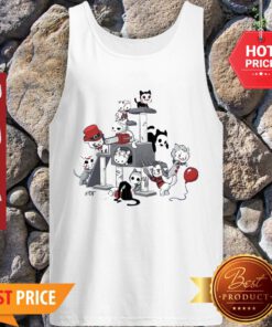 Official Horror Movie Killers Playing As Kitty Cats Tank Top