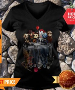 Official Horror Movies Killers Chibi Reflection V-Neck