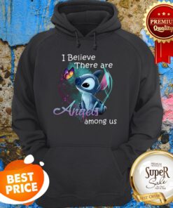 Disney Stitch I Believe There Are Angels Among Us Hoodie