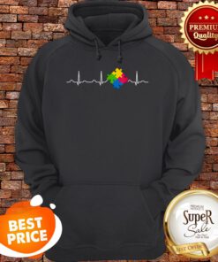 Autism Awareness, Puzzle Heartbeat Day April 2019 Gift Hoodie