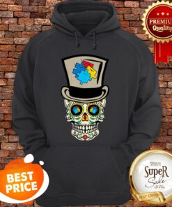 Autism Awarenesss Autism Awareness Skull Hoodie