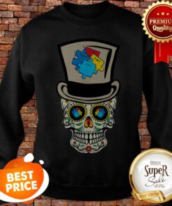 Autism Awarenesss Autism Awareness Skull Sweatshirt