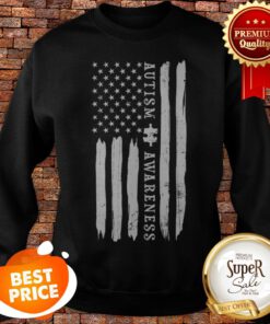Autism Awarenesss Autism Flag Puzzle Piece Gift Sweatshirt