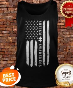 Autism Awarenesss Autism Flag Puzzle Piece Gift Tank Top