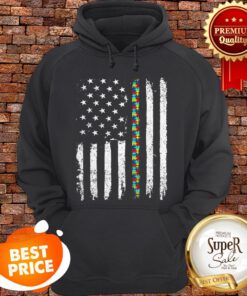 Autism Awarenesss Autism Flag Puzzle Piece Hoodie