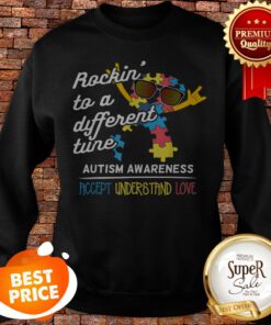 Autism Awarenesss Autisms Rockin Different Tune Sweatshirt
