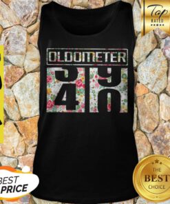 Awesome Oldometer 39 40 Flower Tank Top