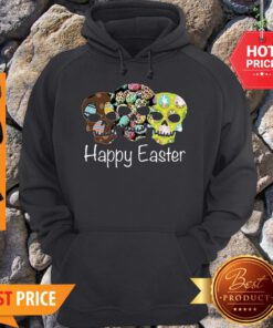 Awesome Skulls Happy Easter Hoodie