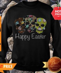 Awesome Skulls Happy Easter Sweatshirt