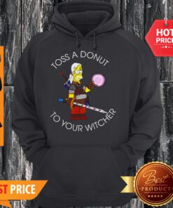 Homer Simpson Toss A Donut To Your Witcher Hoodie