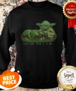 Kermit The Frog Yoda Easy Being Green It Is Not Sweatshirt