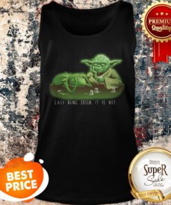 Kermit The Frog Yoda Easy Being Green It Is Not Tank Top